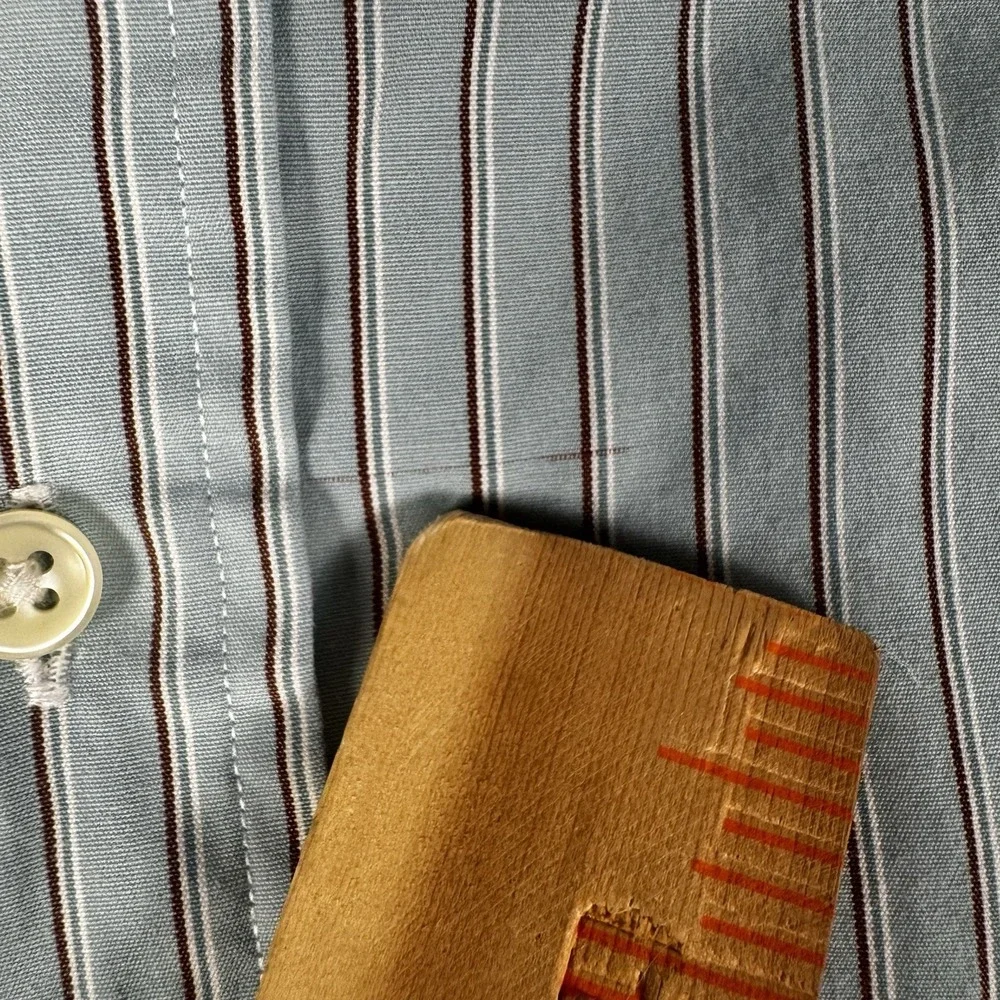 Vintage Polo Ralph Lauren Striped Long Sleeve Button Down Shirt Men's Size M